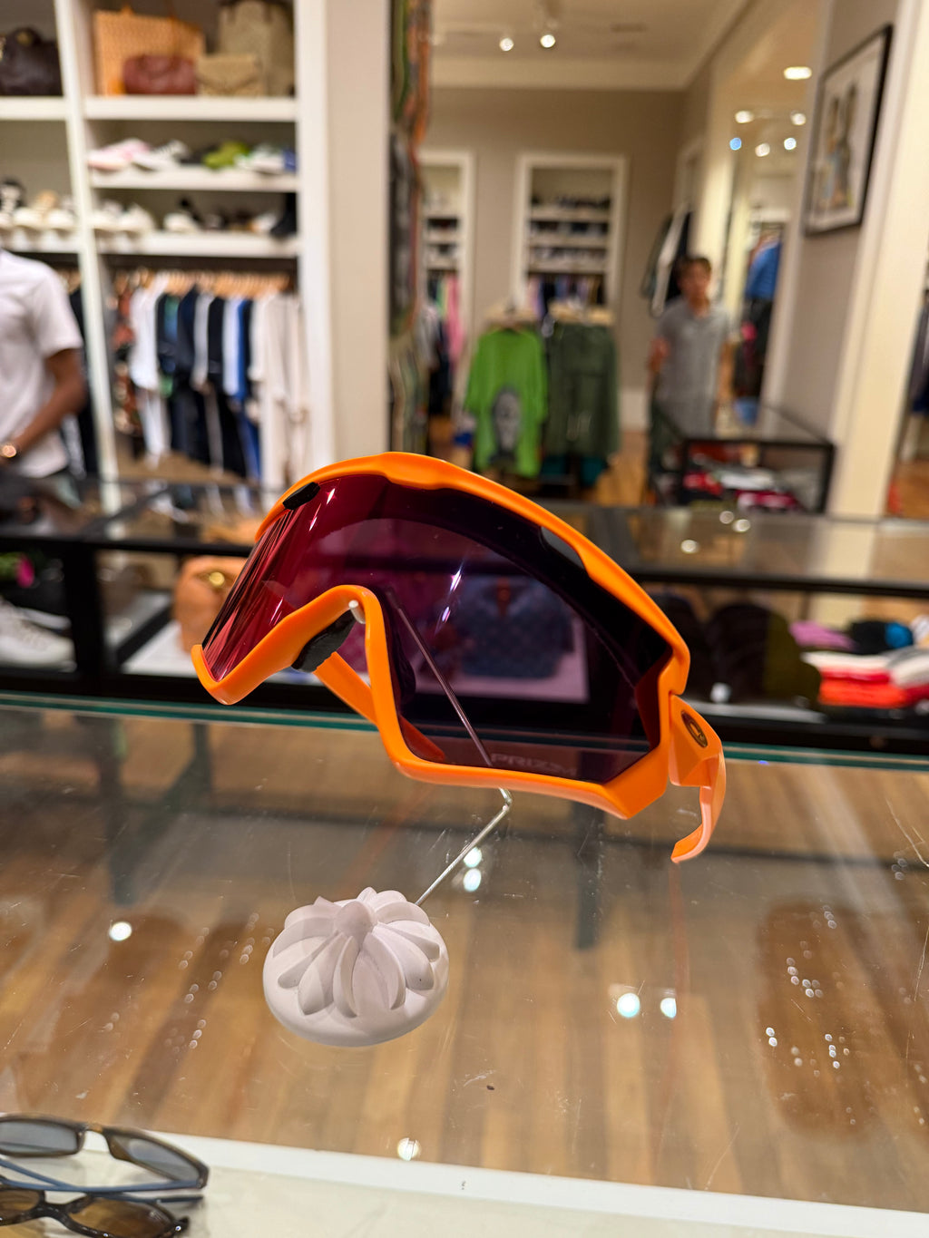 Oakley Wind Jacket Sunglasses - Orange