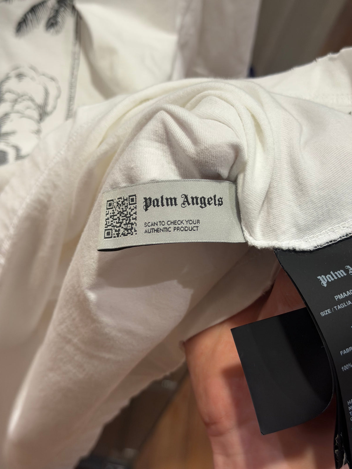 Palm Angels University Tee - White