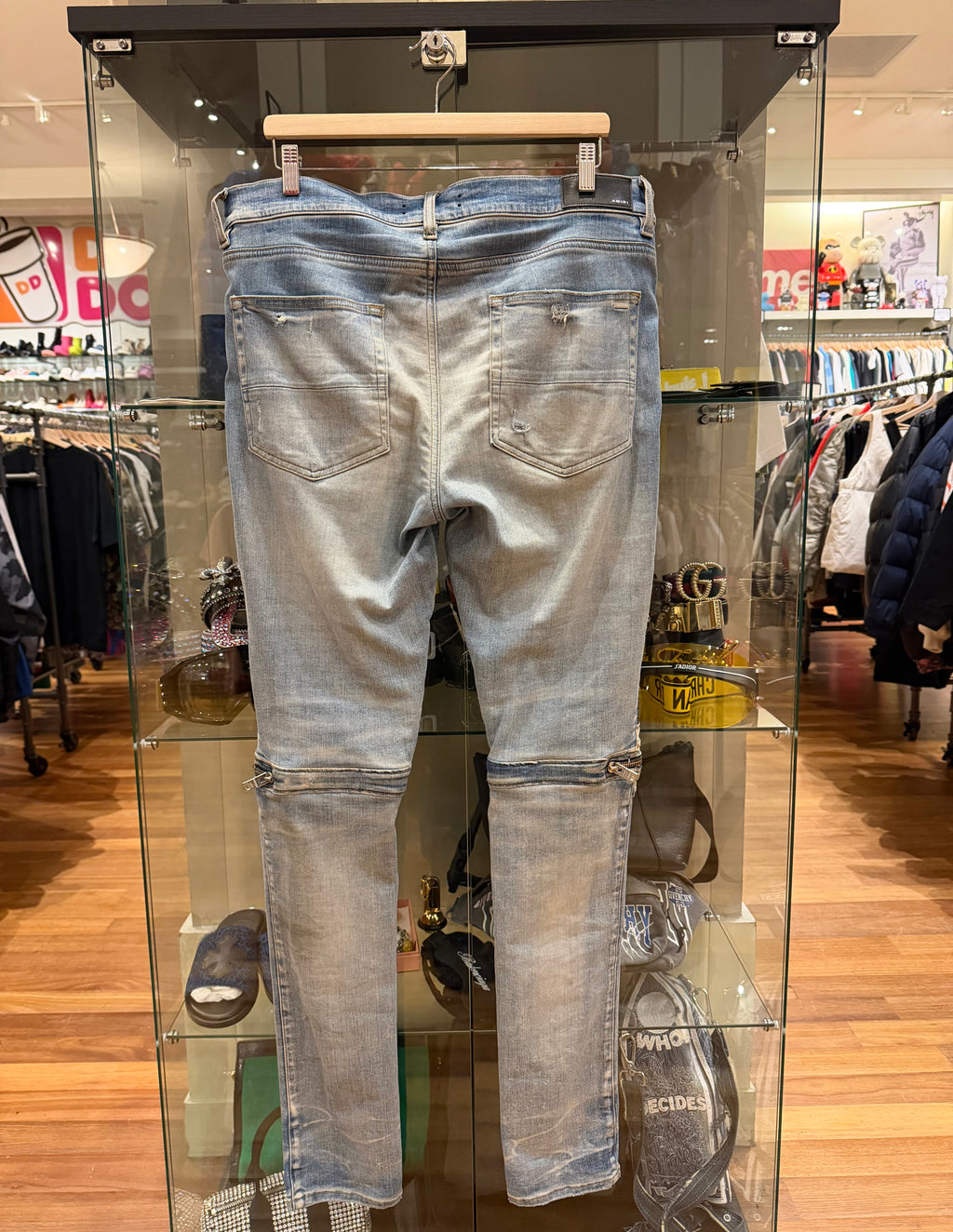 Amiri MX2 Moto Jeans - Blue Patch