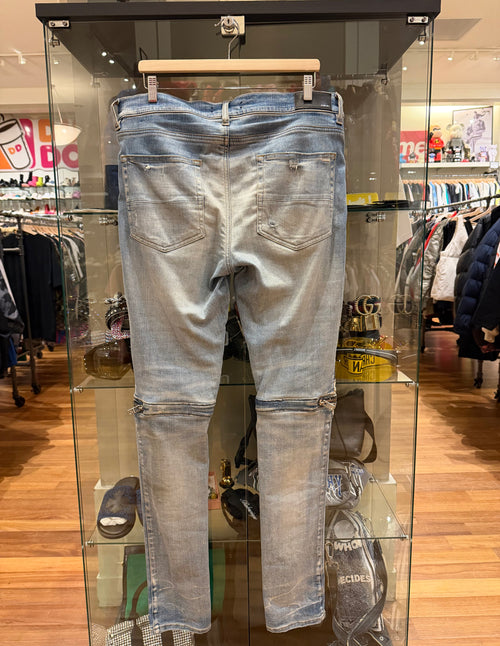 Amiri MX2 Moto Jeans - Blue Patch