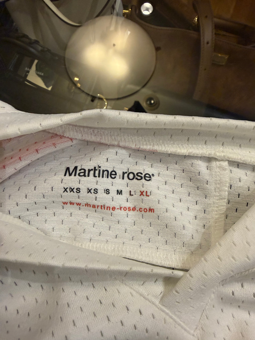 Martine Rose Oversized
Football Top - White