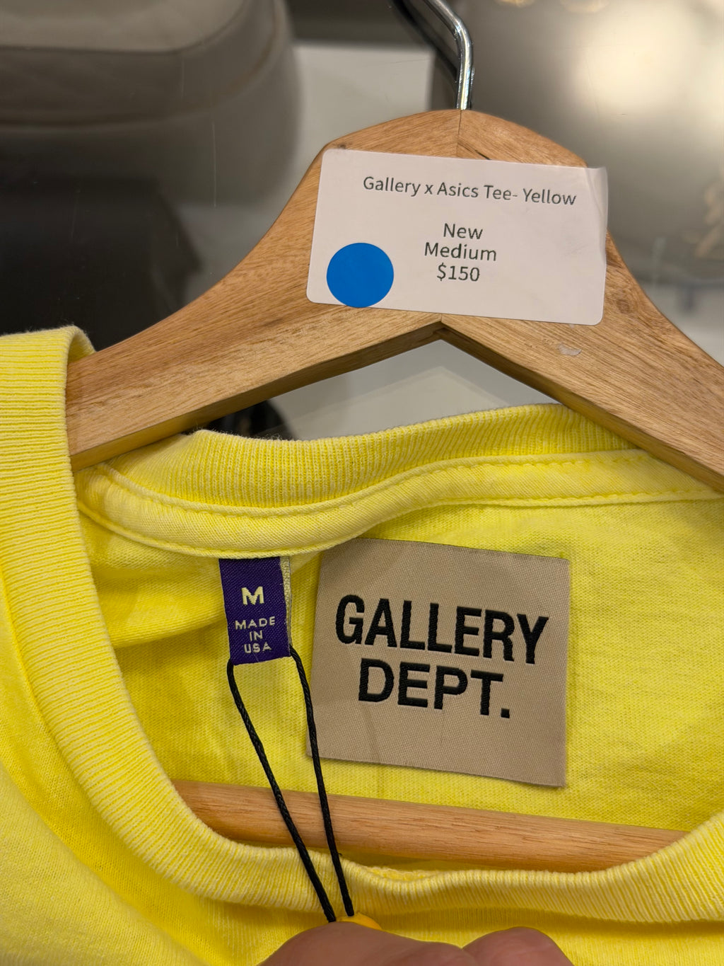 Gallery x Asics Tee - Yellow
