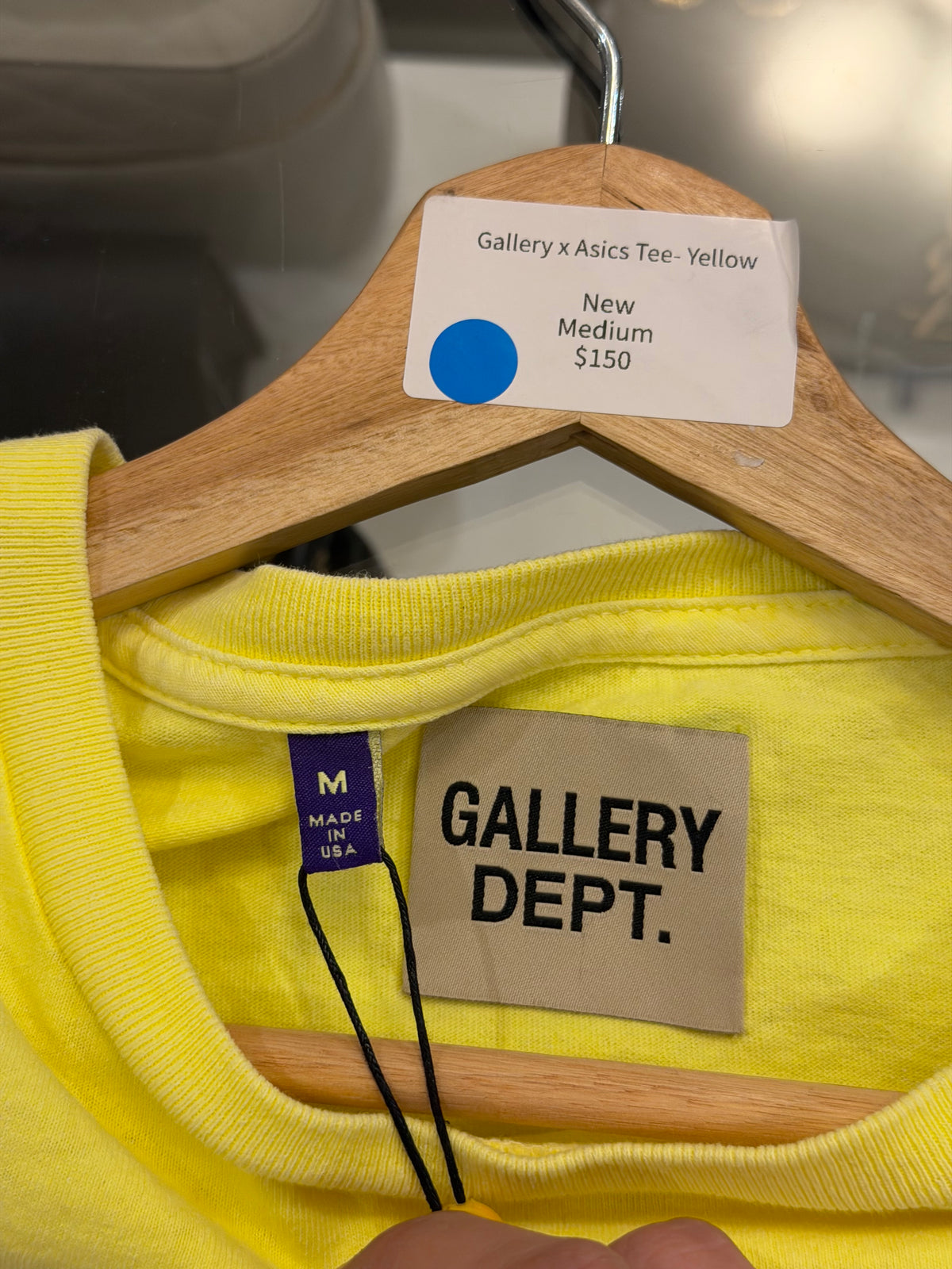 Gallery x Asics Tee - Yellow