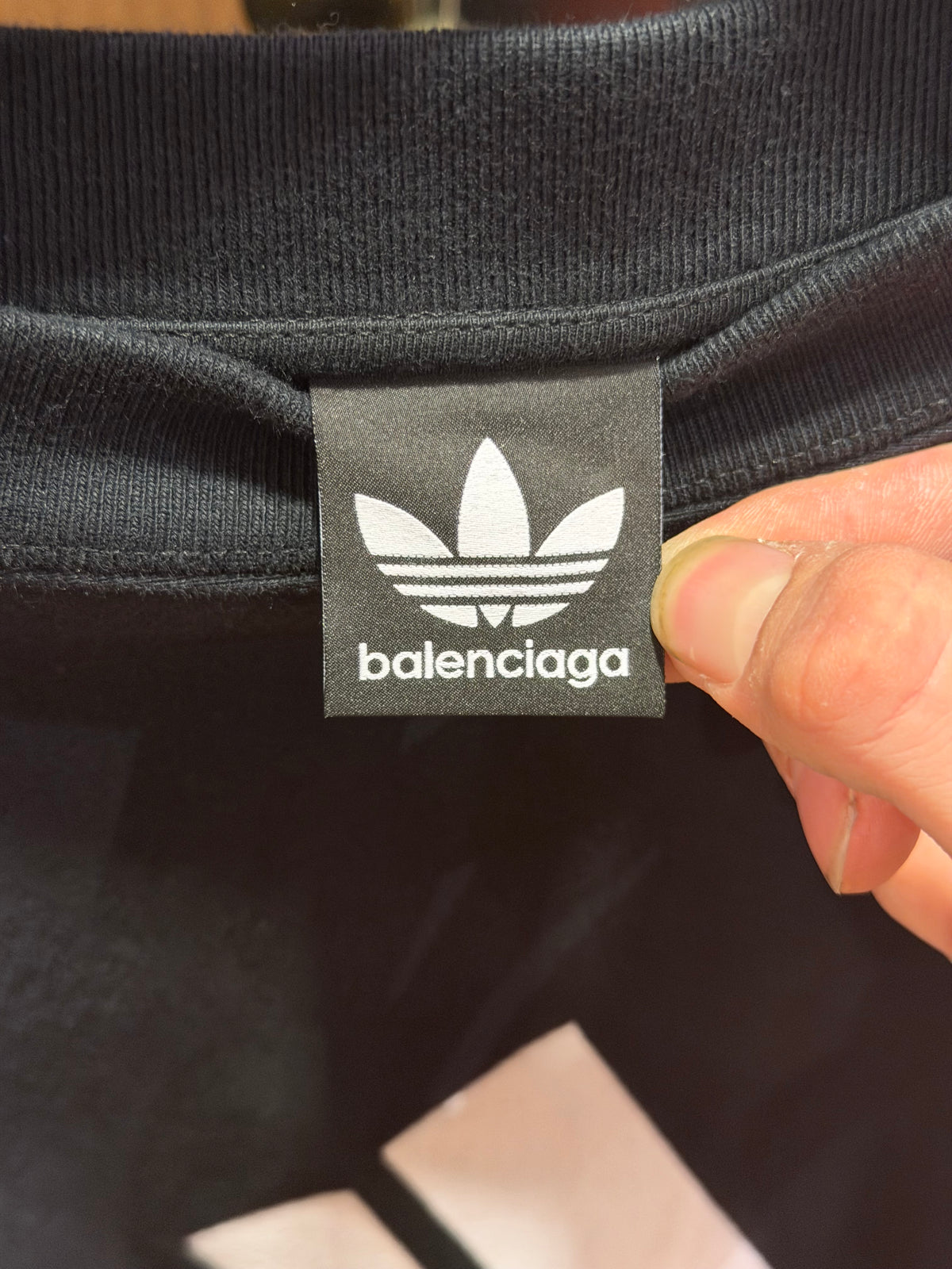 Balenciaga x Adidas Crewneck - Black