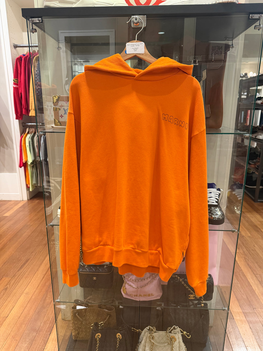 Marni Vibrating Flower Motif Hoodie