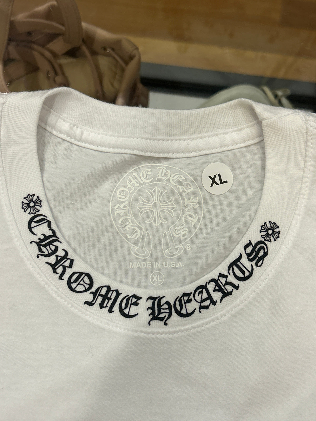 Chrome Hearts Neck Logo Pocket  Tee