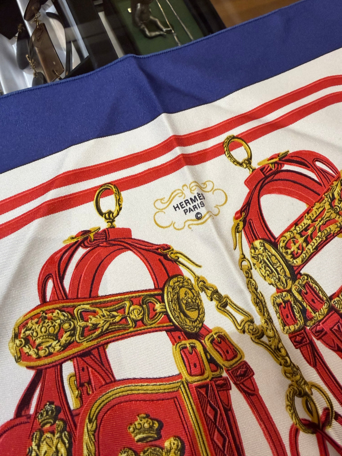 Hermes Brides de Gala Pocket Square Silk Scarf