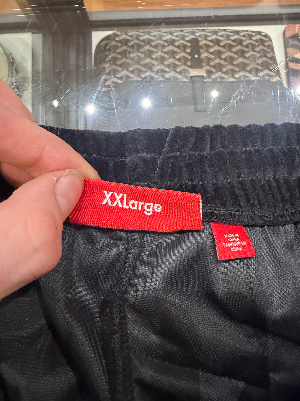 Supreme Patchwork Velour Shorts - Black