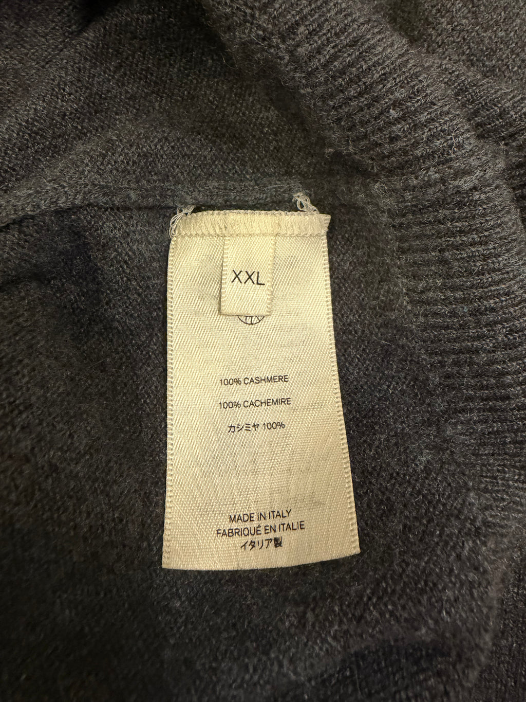 The Row Cashmere Sweater - Charcoal