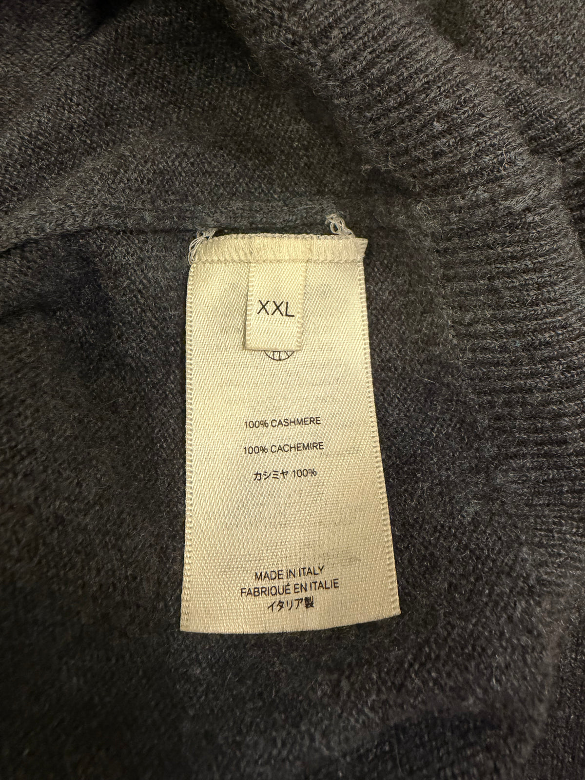 The Row Cashmere Sweater - Charcoal