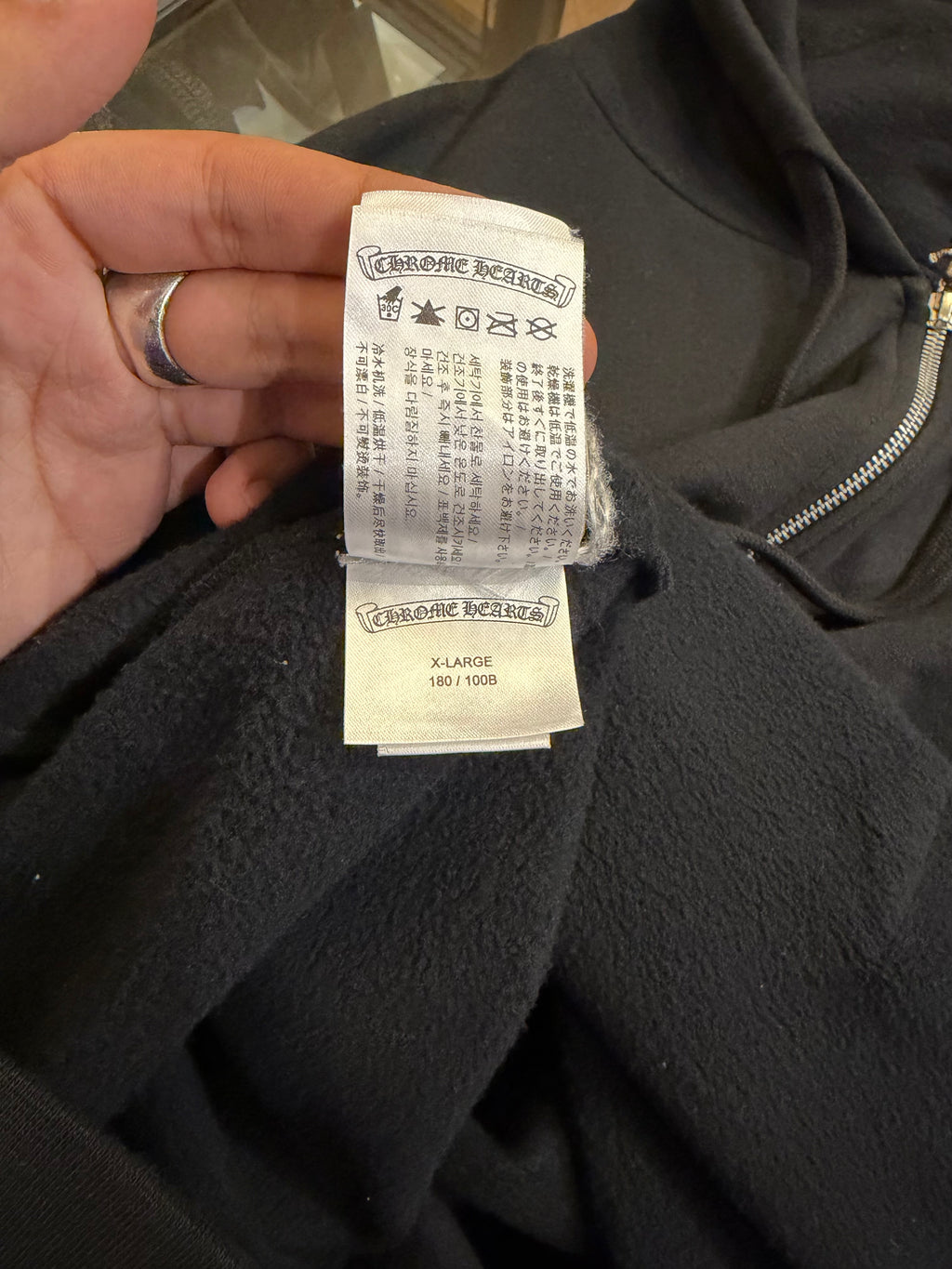 Chrome Hearts Foti Zip Up Hoodie