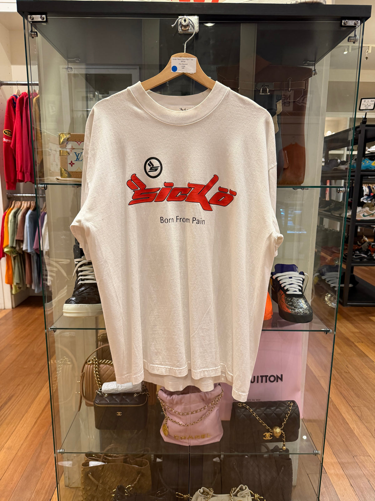 Sicko Born From Pain Tee - White