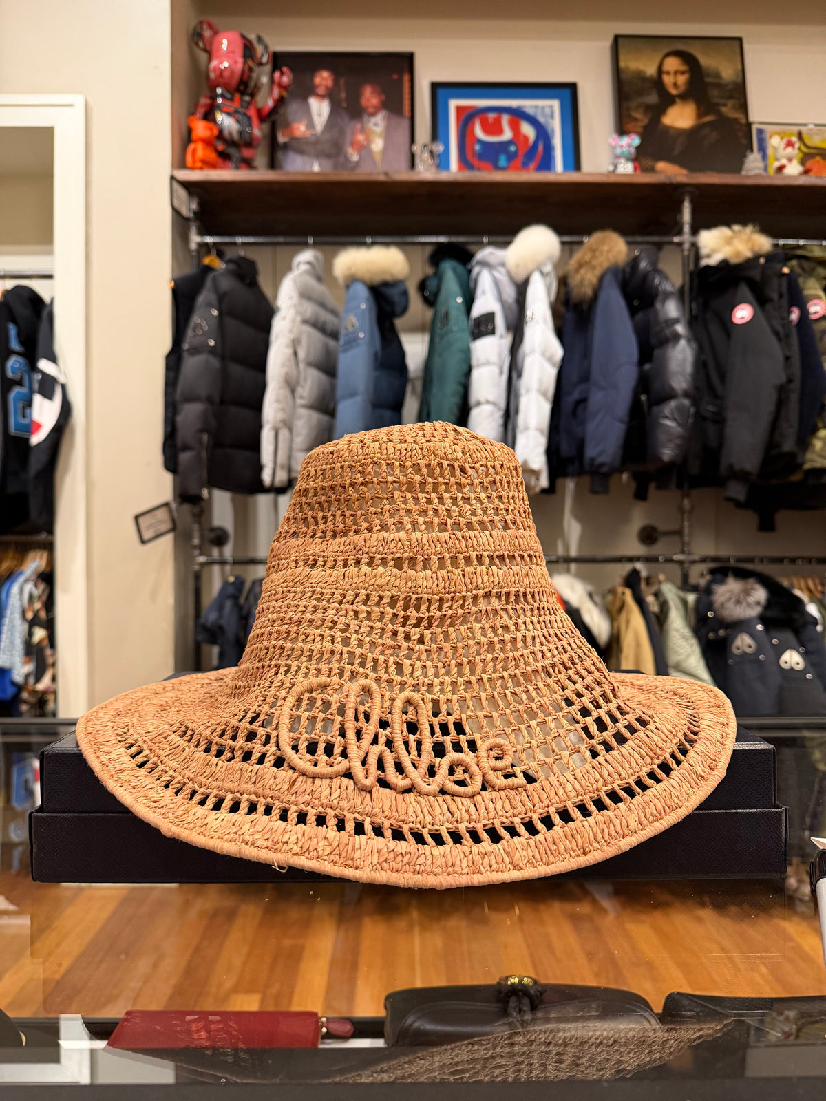 Chloe Raffia Capeline Hat