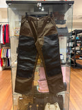 Chrome Hearts Nylon Leather Double Knee Carpenter Pants - Brown
