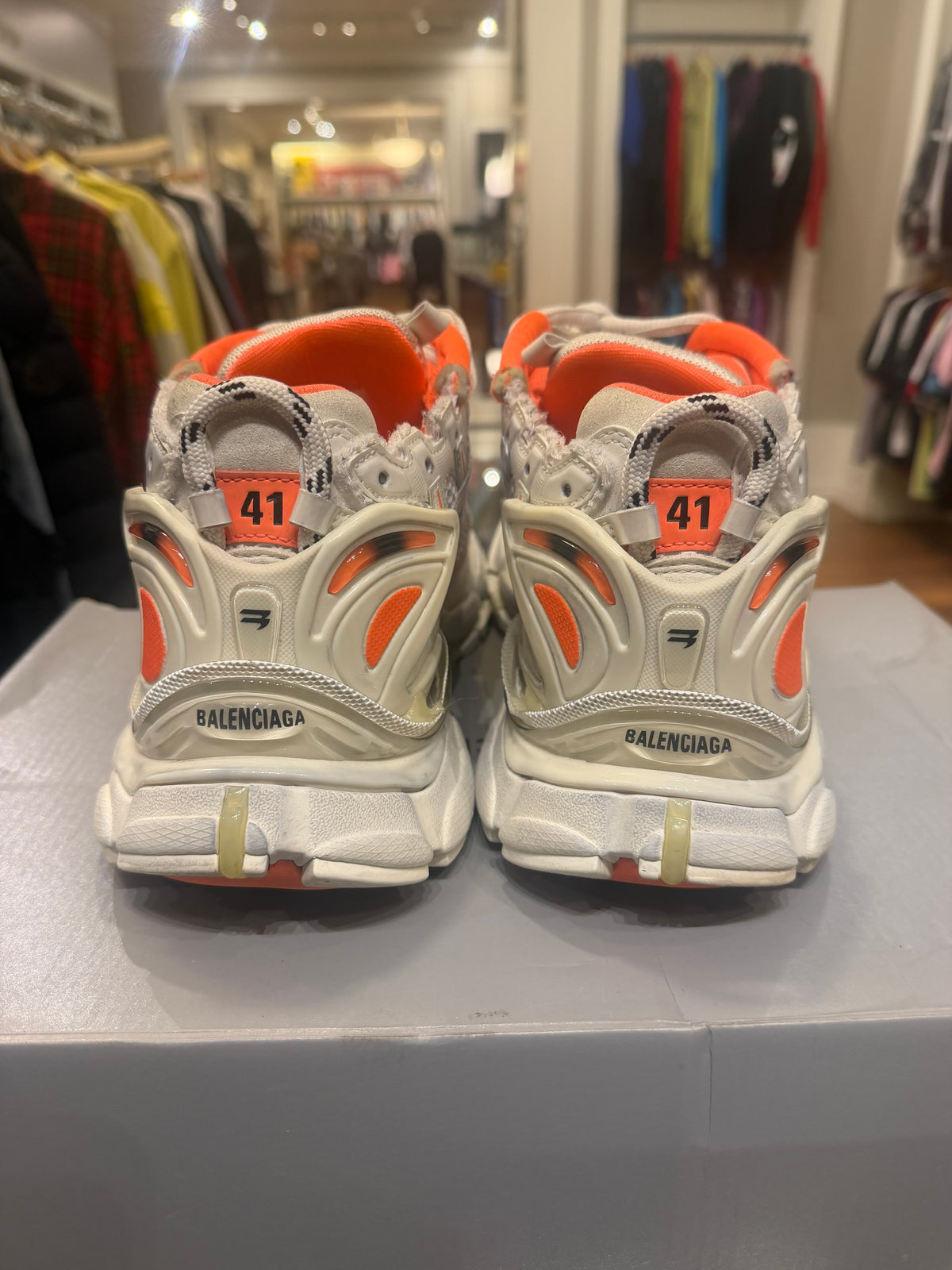 Balenciaga Runner - White/Orange