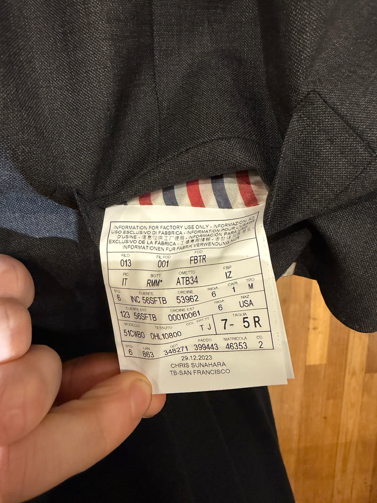 Thom Browne Tuxedo Vest