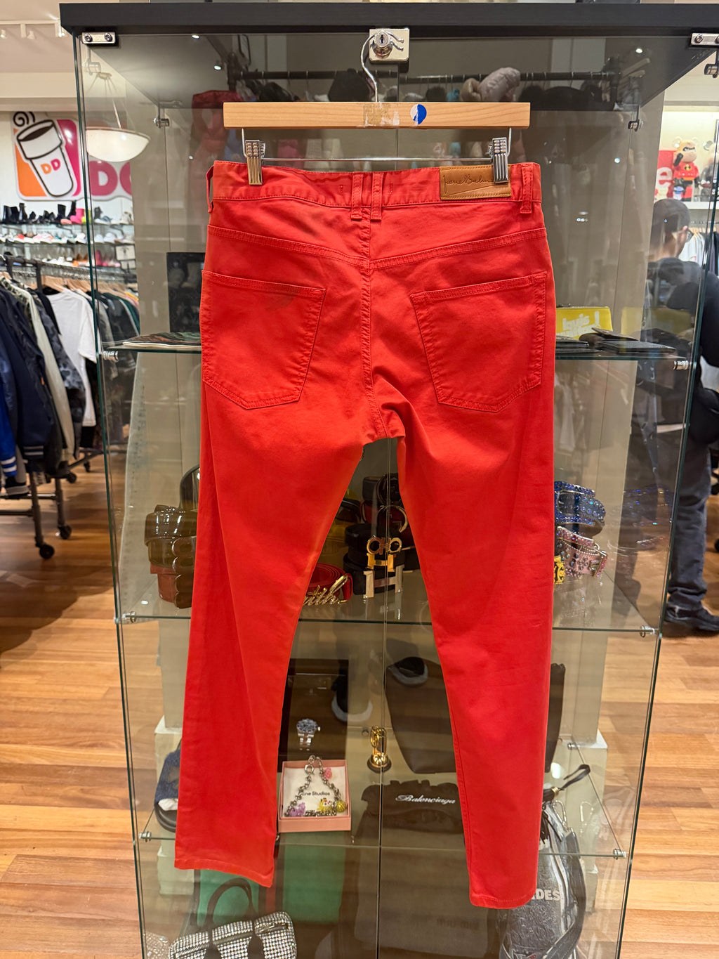 Pierre Balmain Red Denim Jeans