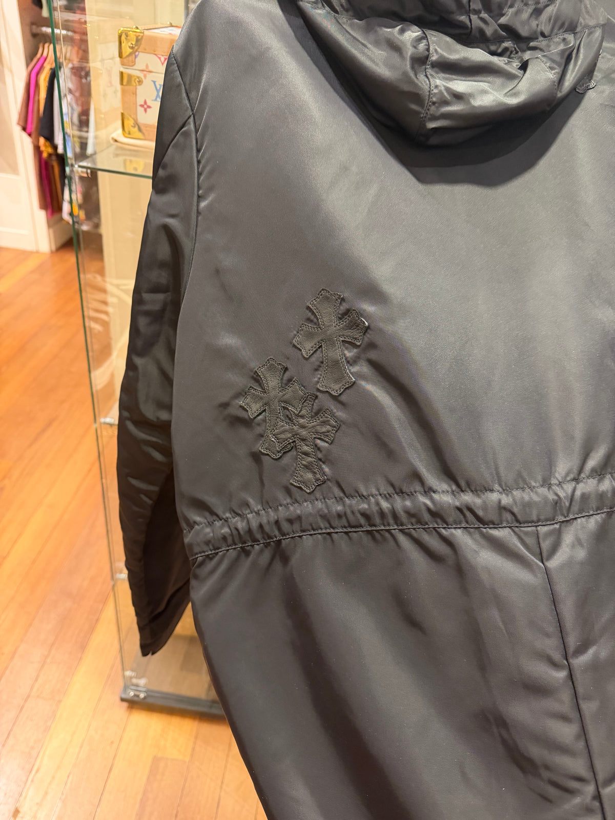Chrome Hearts Cross Patch Parka - Black