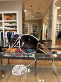 Cazal Legends 163/3 Sunglasses - Blue, White, Gold