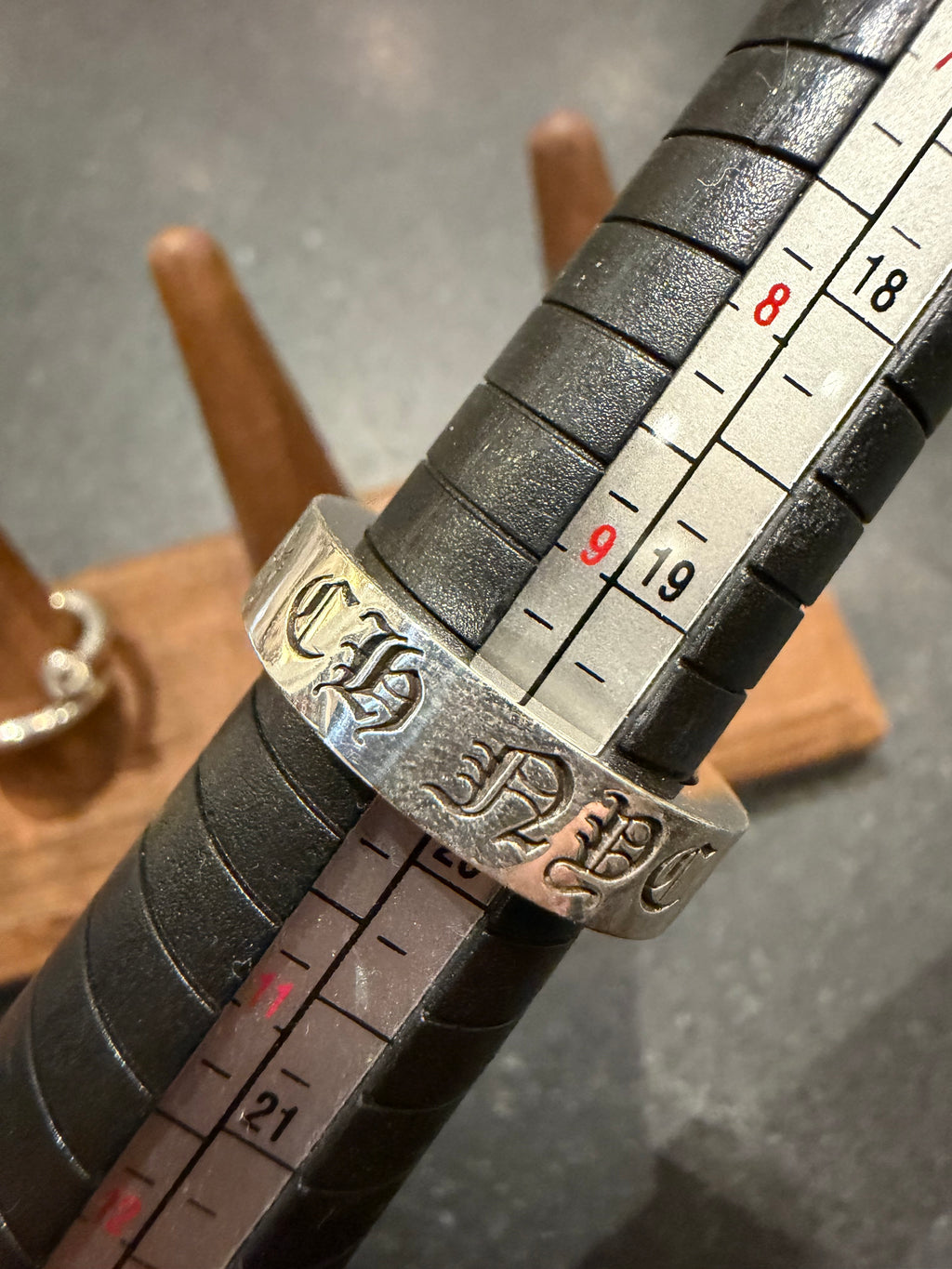 Chrome Hearts CH NYC 6MM Spacer Ring Silver - Size 10