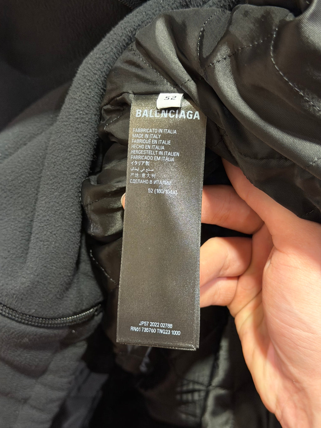 Balenciaga Oversized Fleece Full Zip