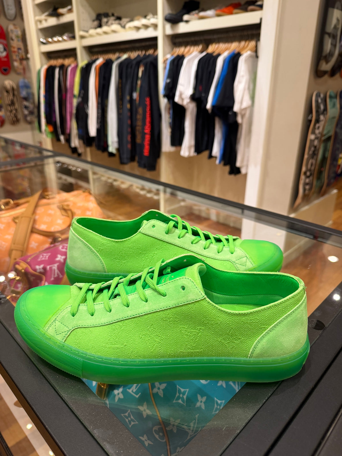 Louis Vuitton Tattoo Low Sneakers - Green