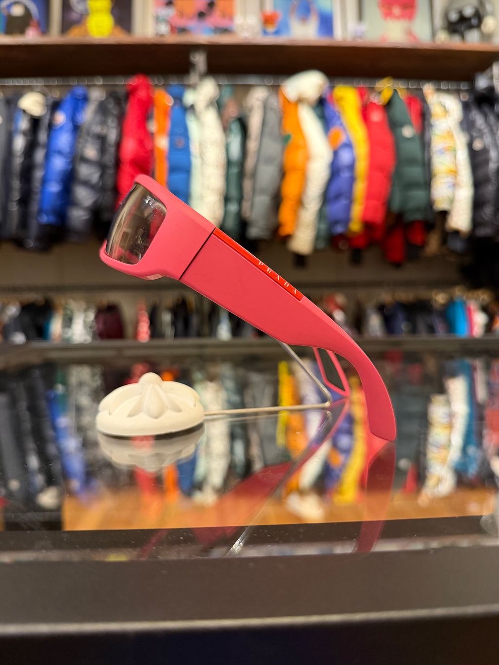 Prada Rose Square Sunglasses - Pink