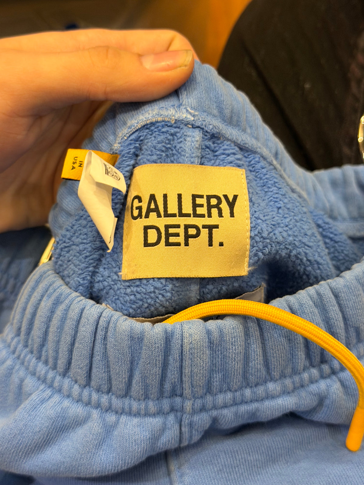 Gallery Dept Painted Flare Sweatpants - Blue