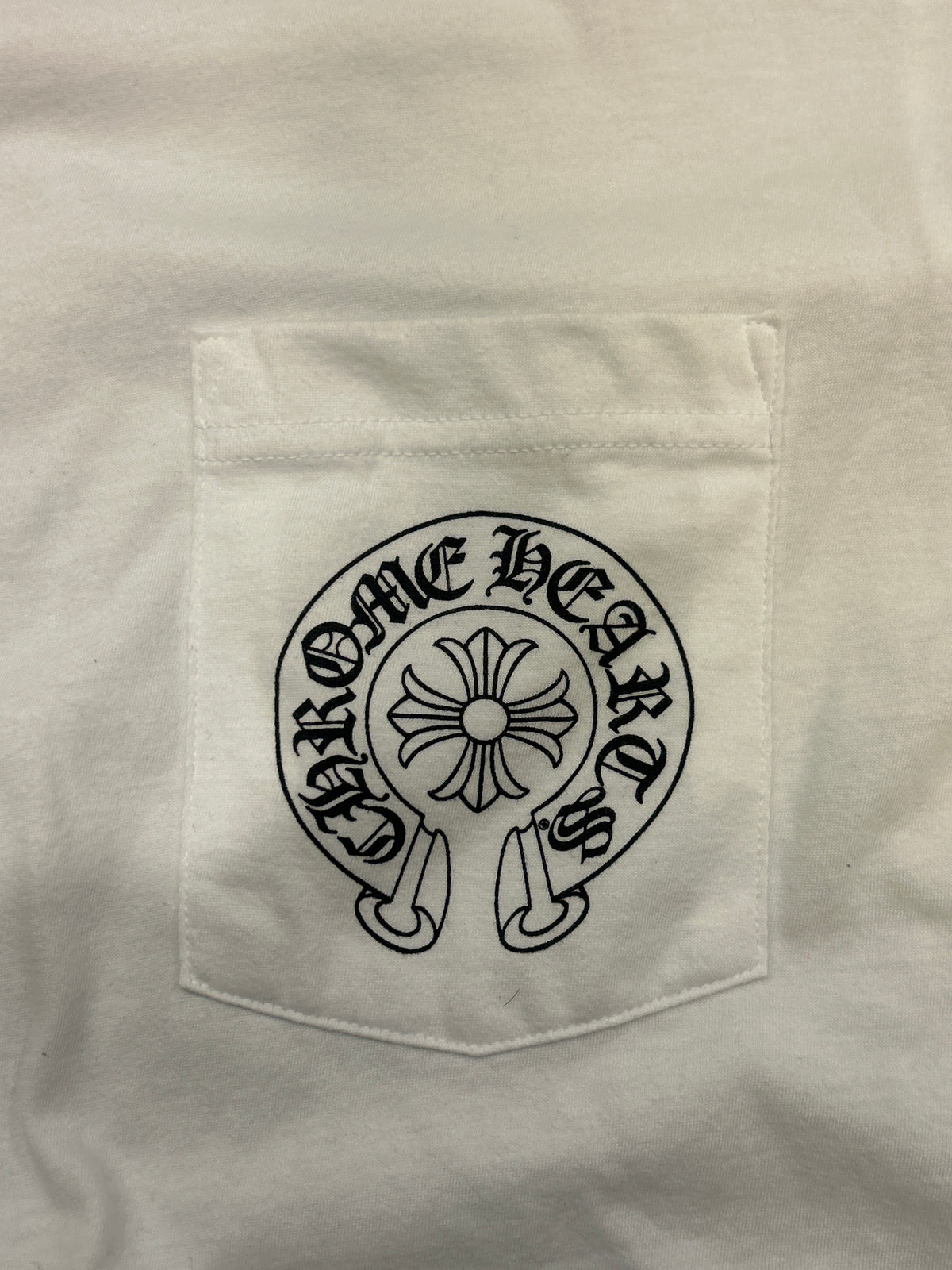 Chrome Hearts Miami Horseshoe Pocket Tee - White