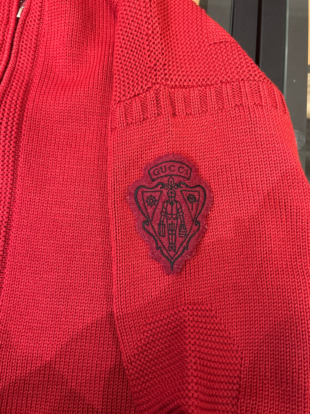 Gucci Wool Knit Full Zip Sweater