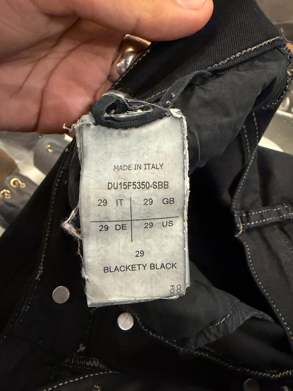 Rick Owens DRKSHDW Detroit
Cut Denim Jeans - Black