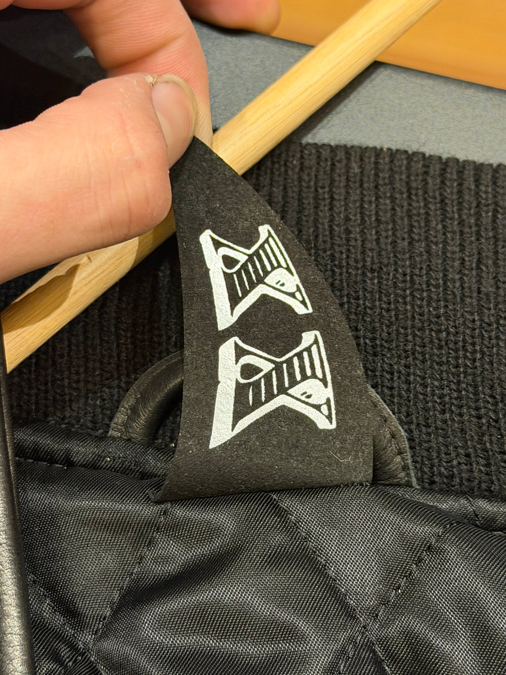 Billionaire Boys Club Golden Bear Leather Varsity Jacket