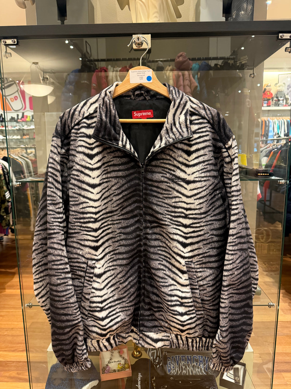 Supreme Tiger Stripe Zip Up