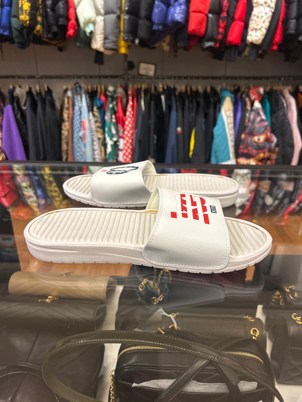 Kith Coke Slides - White