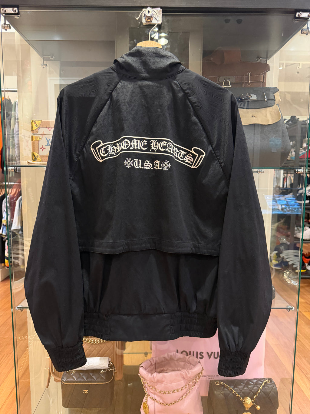 Chrome Hearts Match Point Monogram Print Windbreaker Jacket