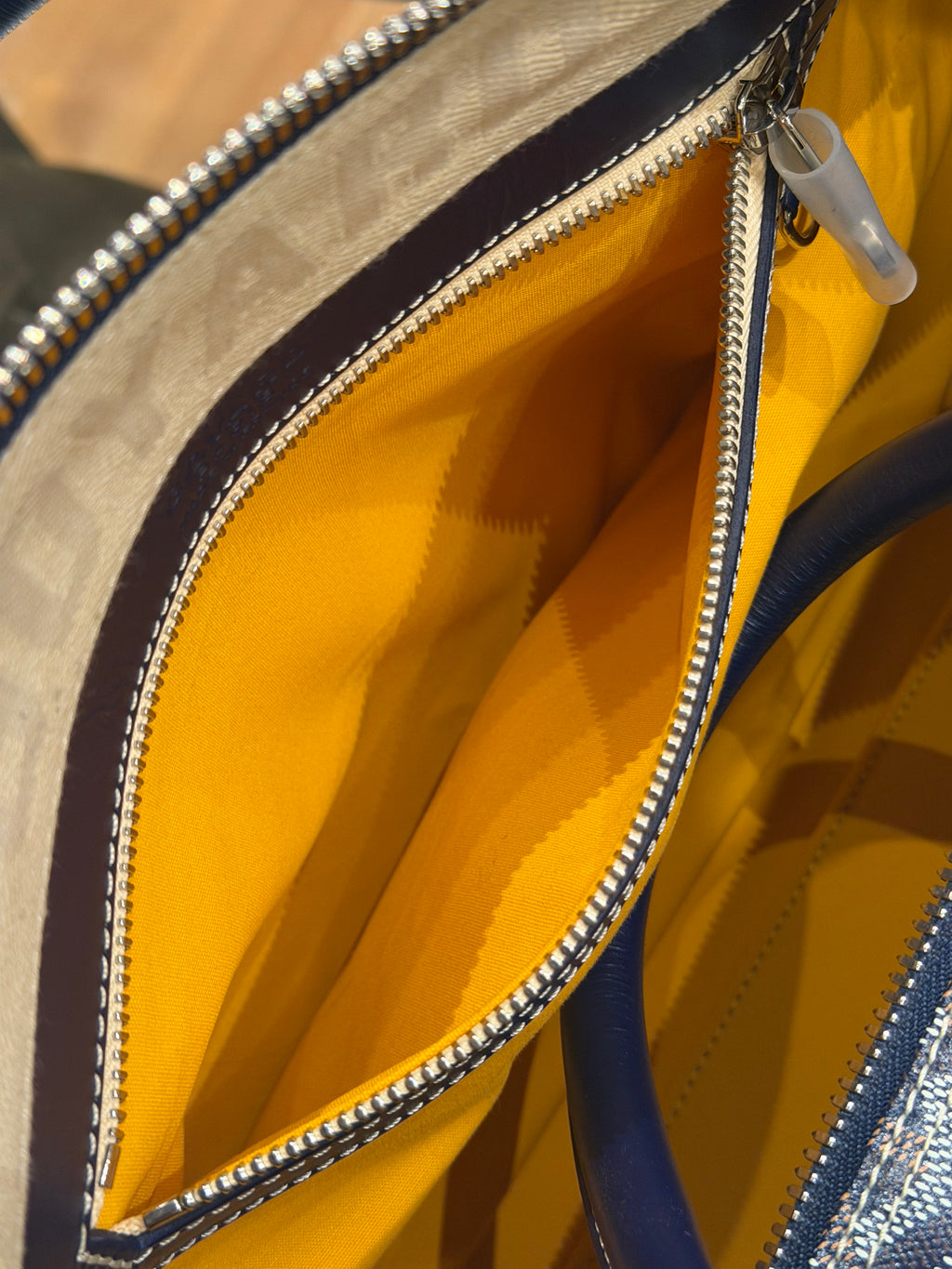 Goyard Croisiere 40 Crossbody Navy Duffle Bag