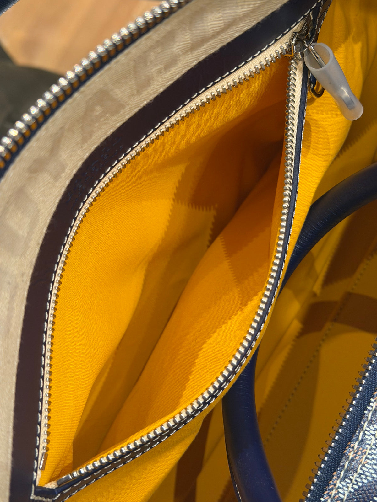Goyard Croisiere 40 Crossbody Navy Duffle Bag