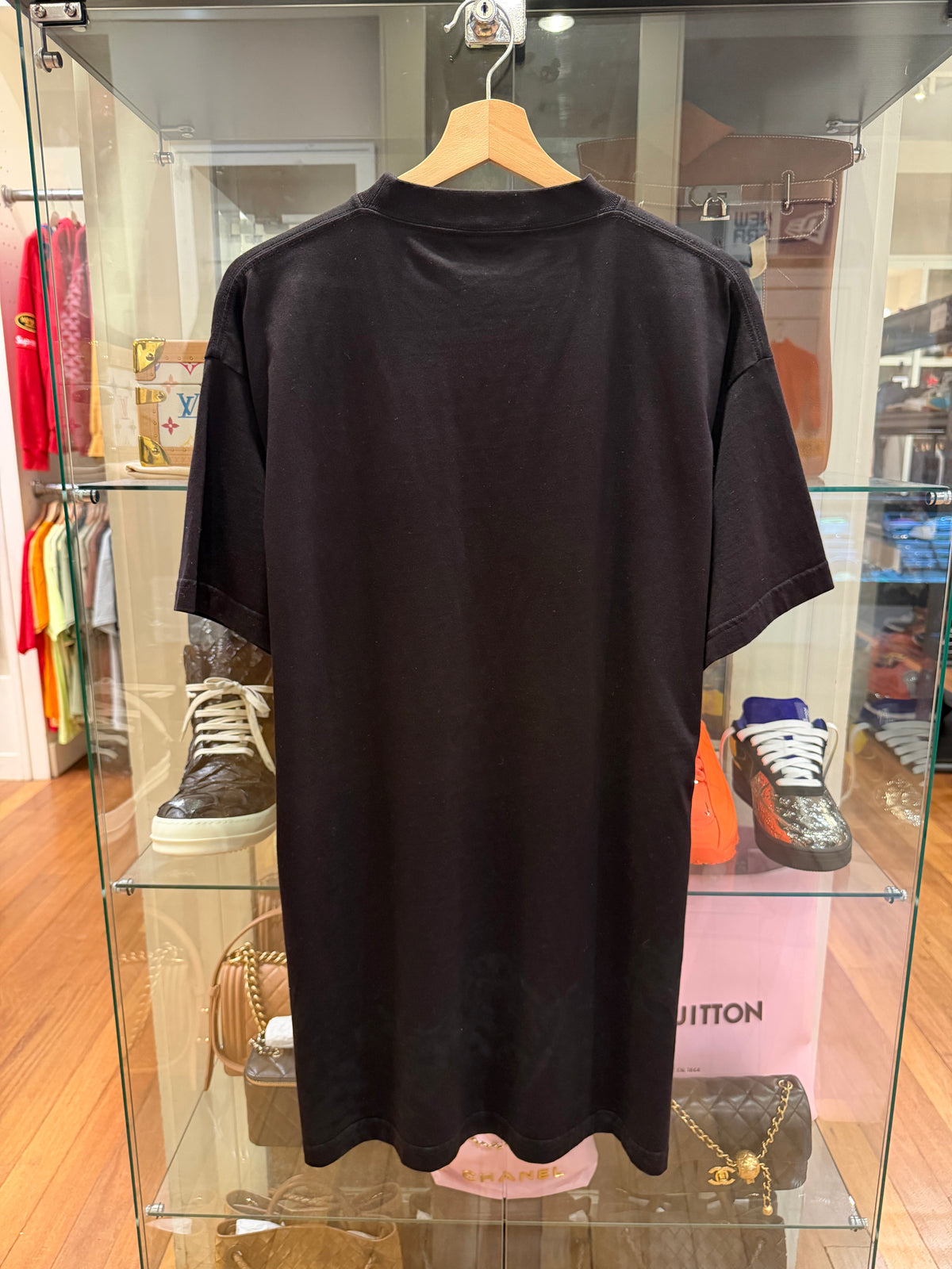Balenciaga Metal BB Stencil Tee - Black