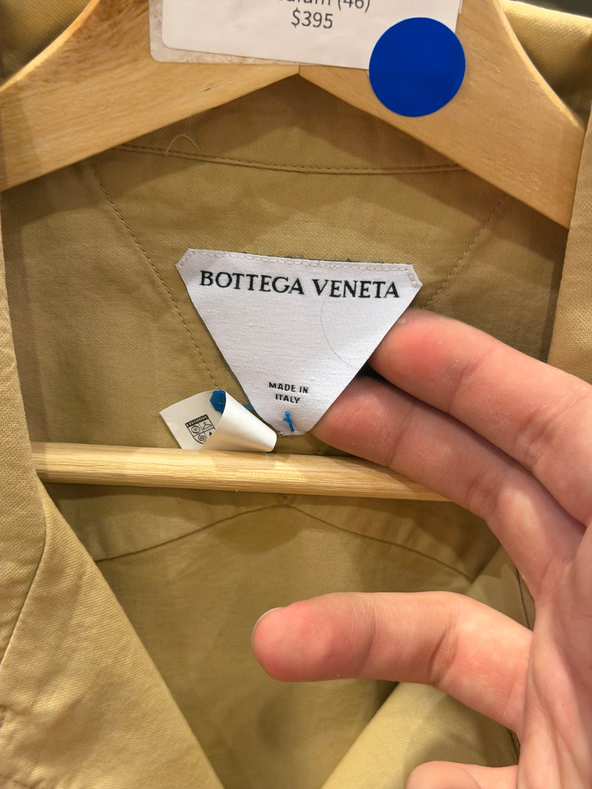 Bottega Veneta Collared Short Sleeve Shirt