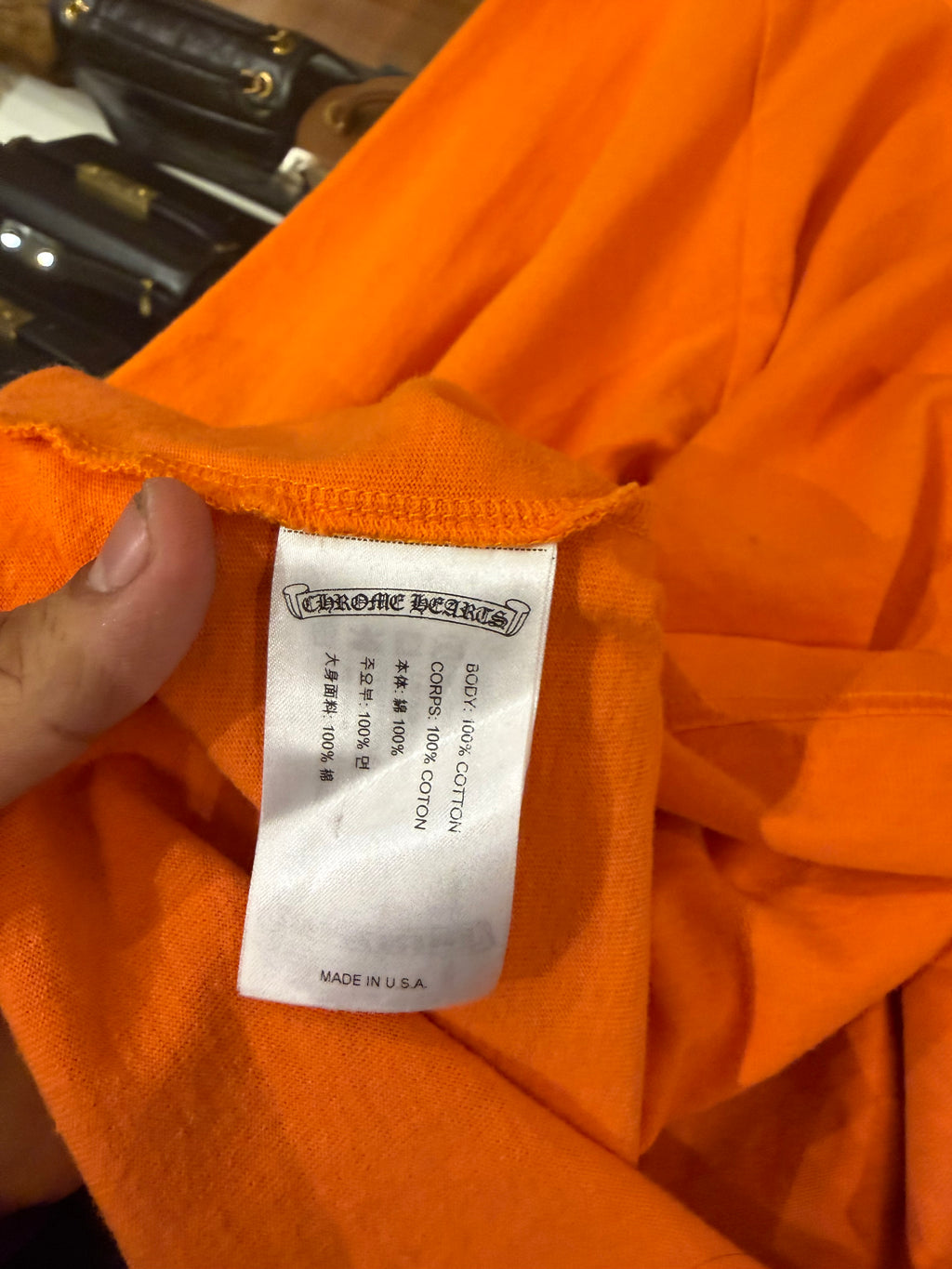 Chrome Hearts Vine Dagger
LS - Orange