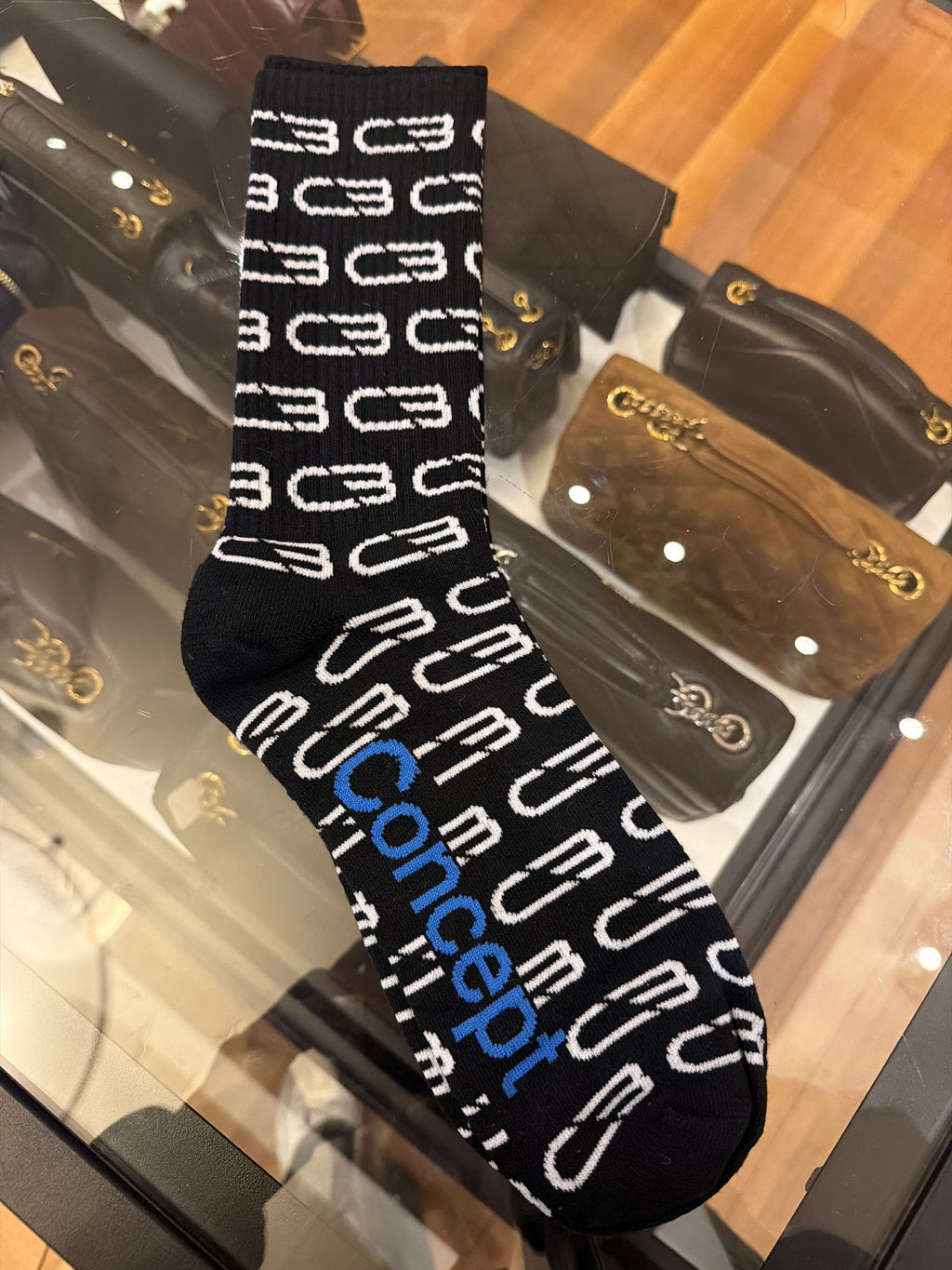 Concept Blue Socks - Black
