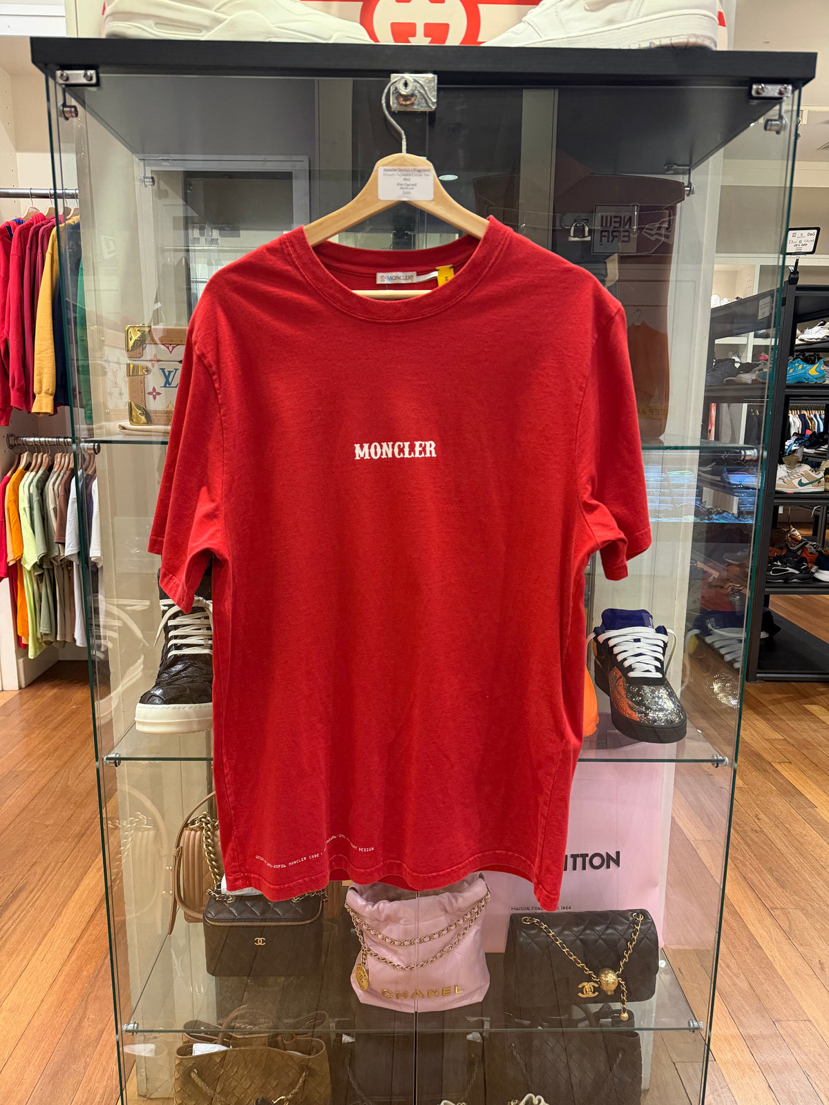 Moncler Genius x Fragment Hiroshi Fujiwara Circus Tee-
Red
