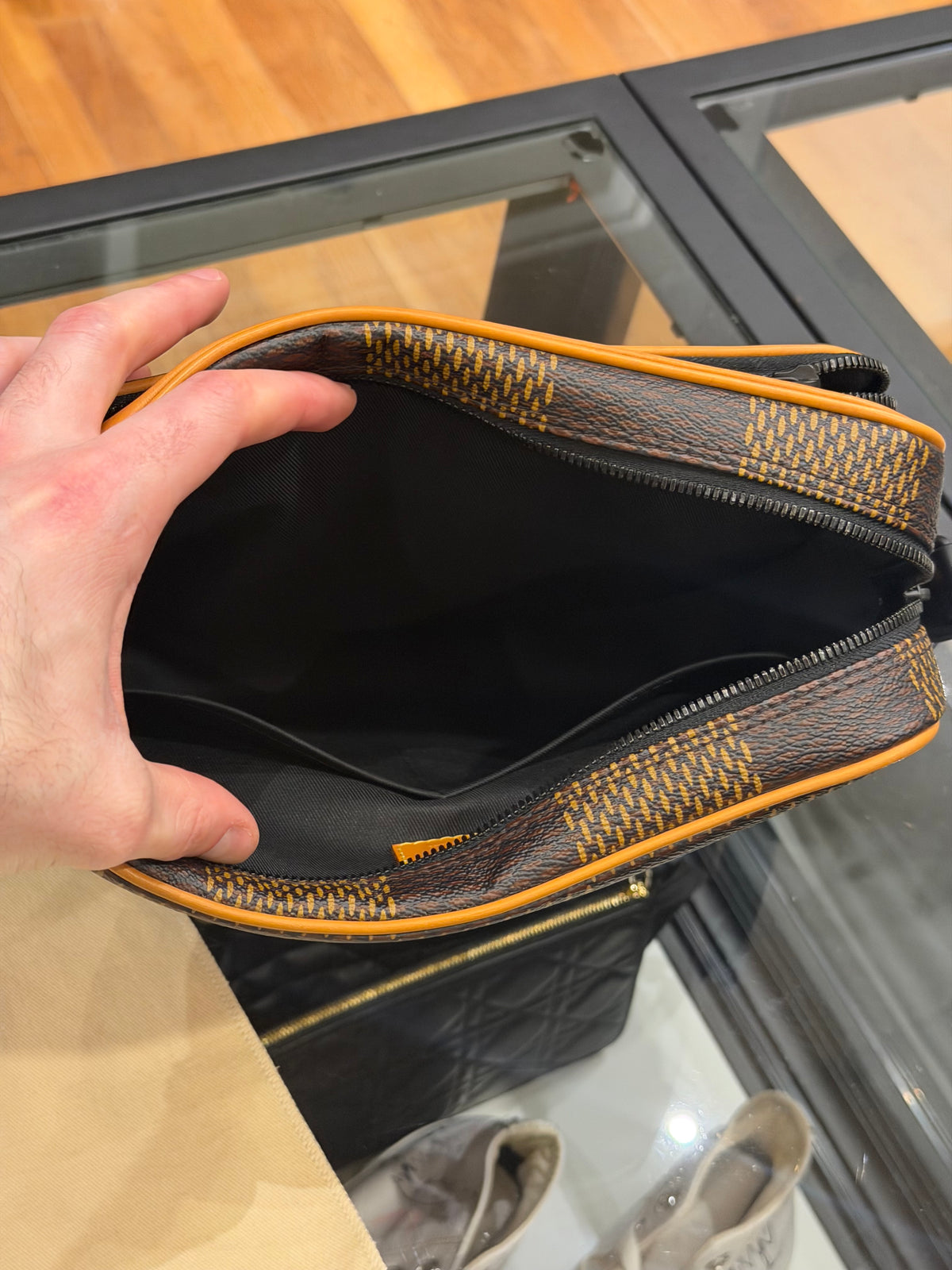 Louis Vuitton x NIGO Giant Damier Ebene Monogram Nil Messenger Bag