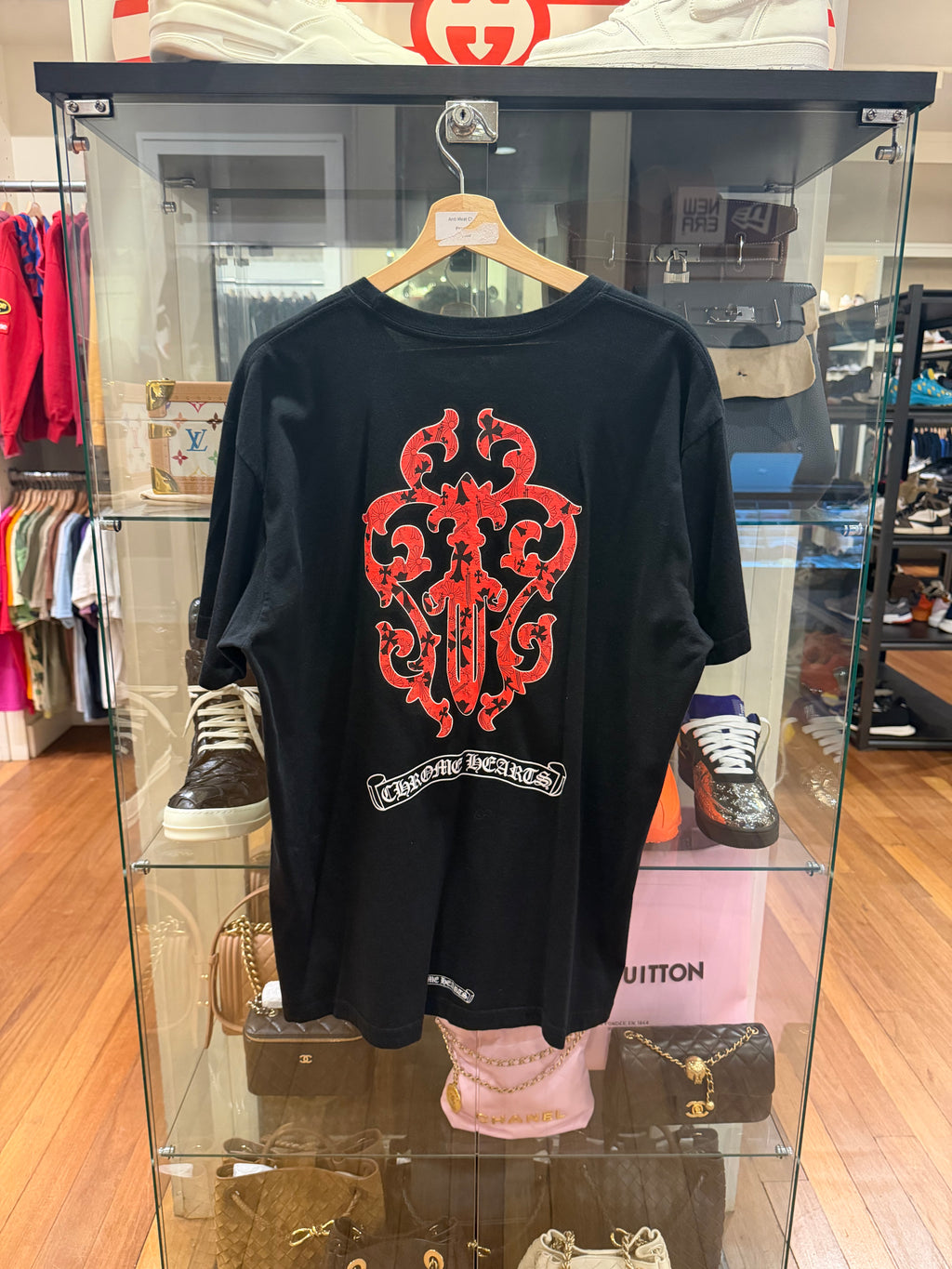 Chrome Hearts Floral Dagger
Tee - Black/Red