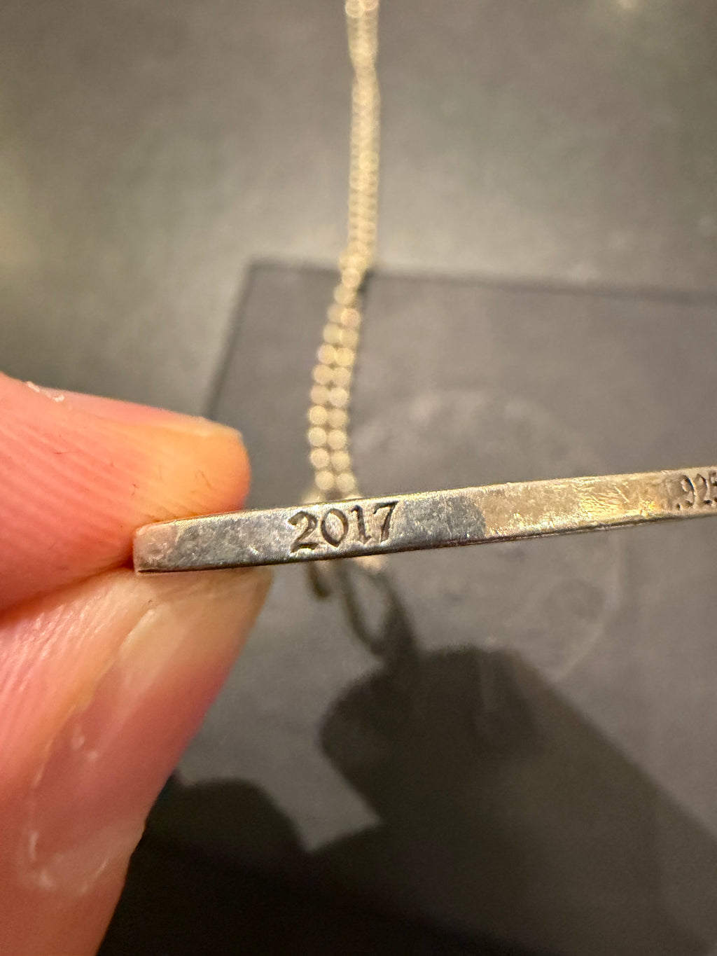 Chrome Hearts Richard Stark ‘F You / American Flag’ Dog Tag Necklace - Silver