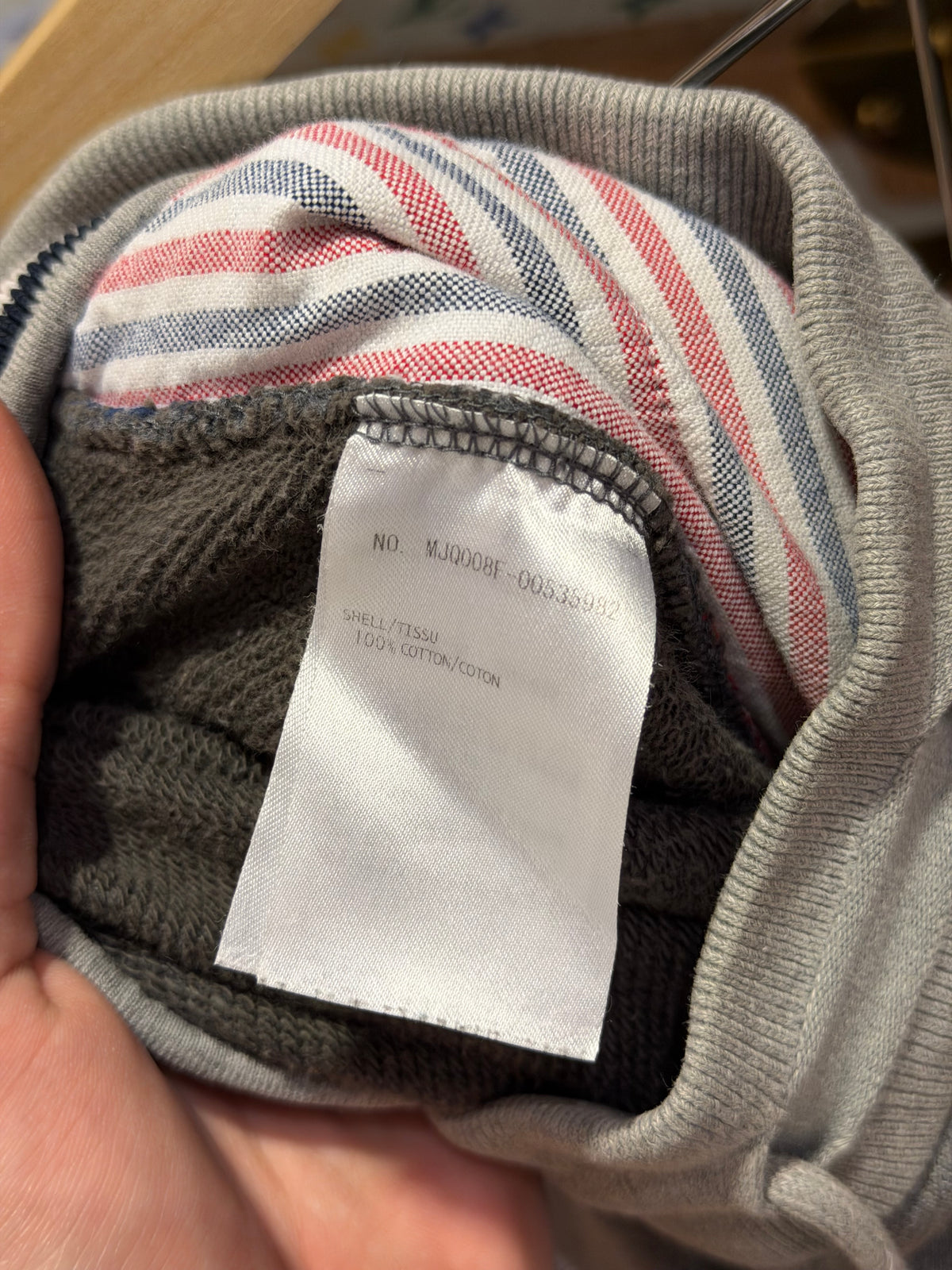 Thom Browne Color Block Sweats - Grey