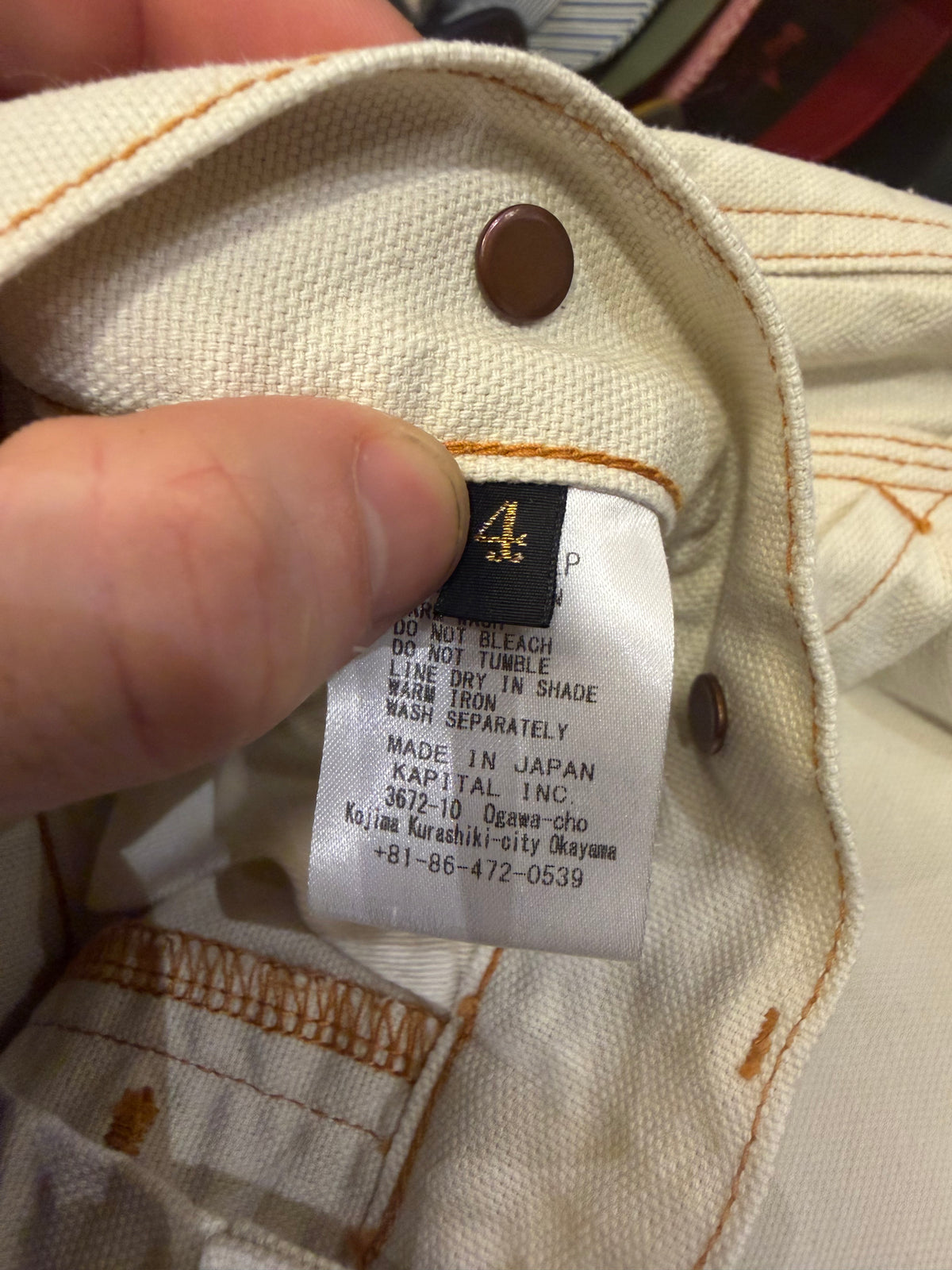 Kapital Canvas Carpenter Lumber Pants