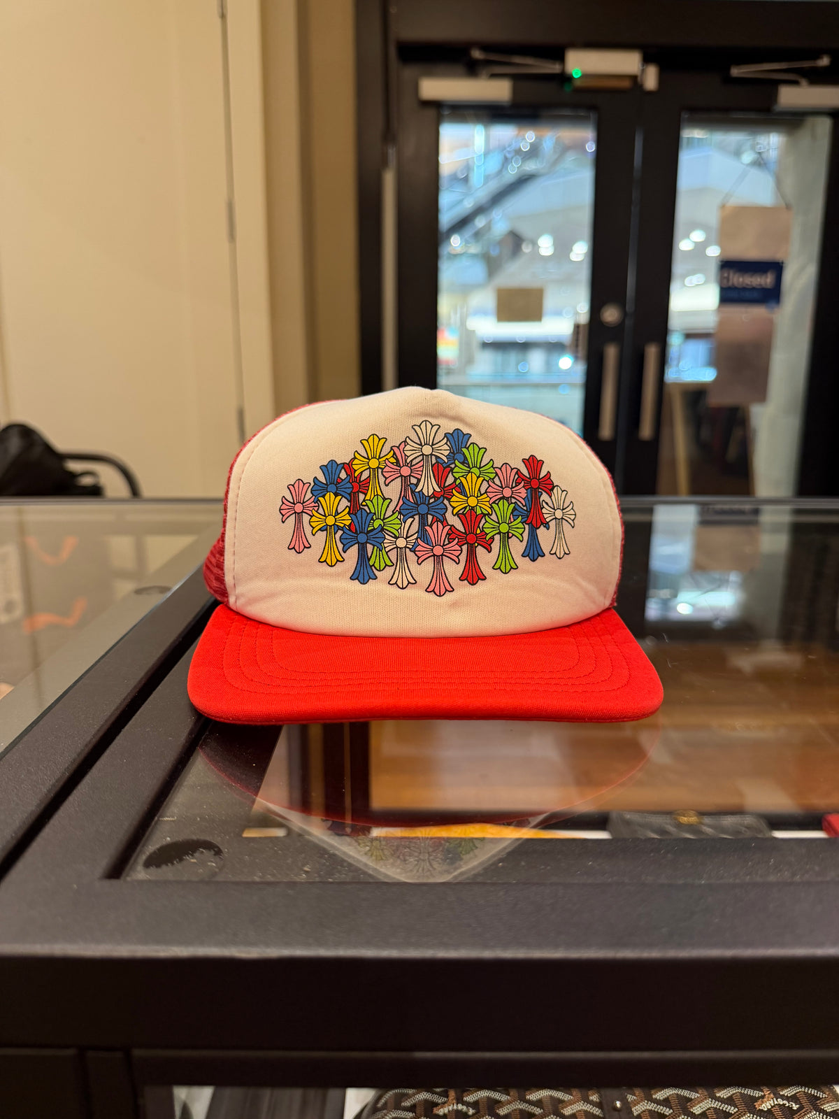 Chrome Hearts Multicolor Crosses Trucker Hat