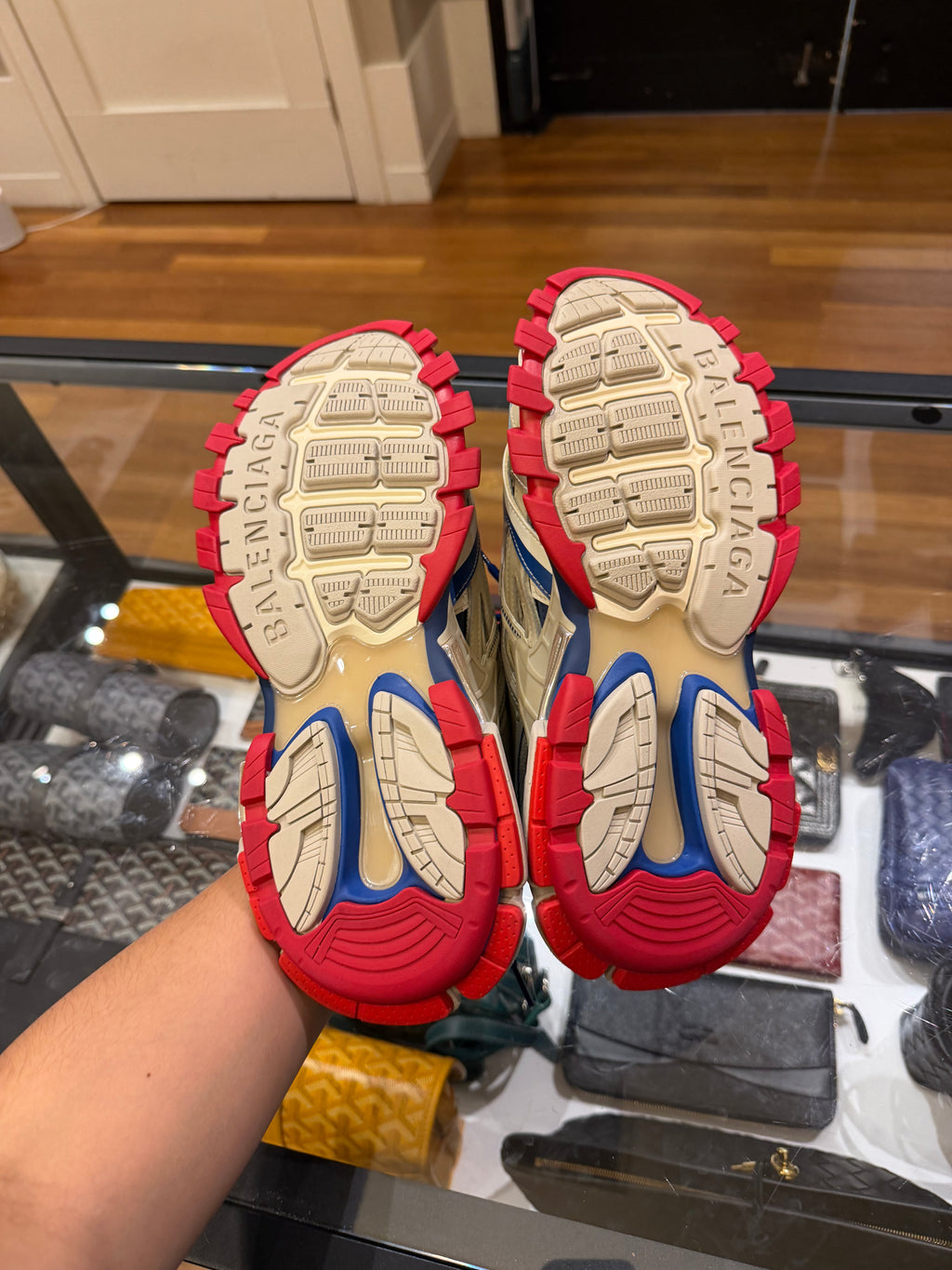 Balenciaga Track 2 Sneakers - Red/White & Blue