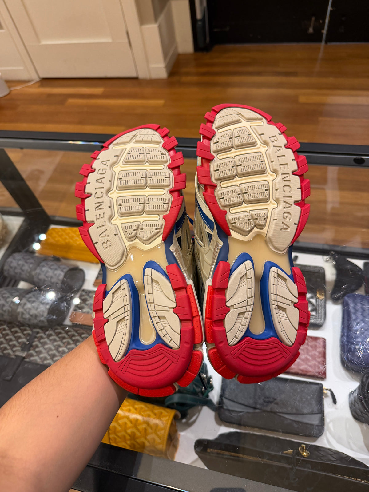 Balenciaga Track 2 Sneakers - Red/White & Blue
